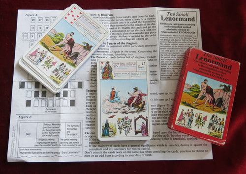 Petit Lenormand – The Small Lenormand – Grimaud 1976 – 36 Cards – French/English Divination Deck – Vintage Sealed Edition