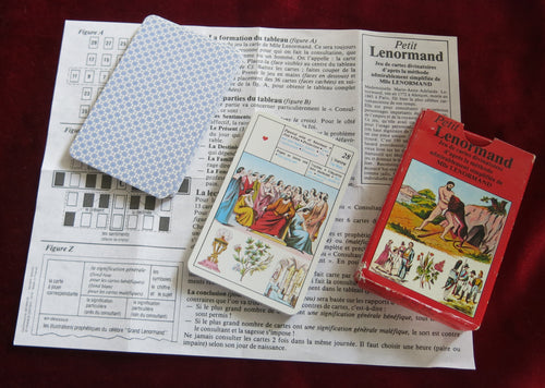 Petit Lenormand – The Small Lenormand – Grimaud 1976 – 36 Cards – French/English Divination Deck – Vintage Sealed Edition