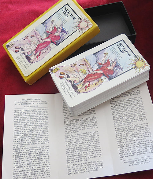 Le jeu de tarot Solleone par Elisabetta Cassari 1983