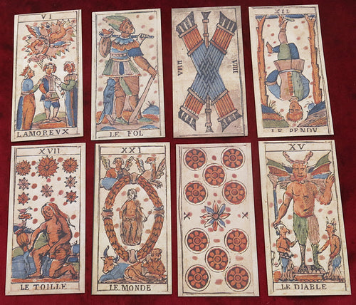 Tarocco Bologna XVIII Secolo – ⚠️ 1 card missing - Il Meneghello (1986) Limited Edition – 2,500 copies -