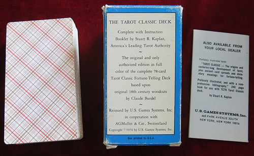 Tarot Classic – U.S. Games (1974) - Stuart R. Kaplan - Rider-Waite titles