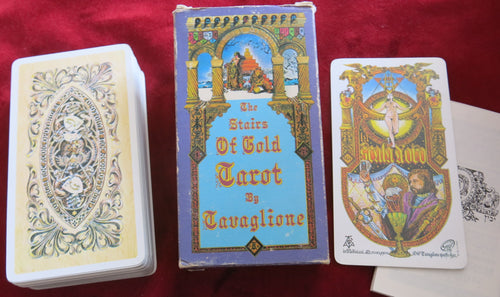 Tarot L'Escalier d'Or – Tavaglione – AGMüller / US Games 1979 – 78 Cartes – Rare OOP
