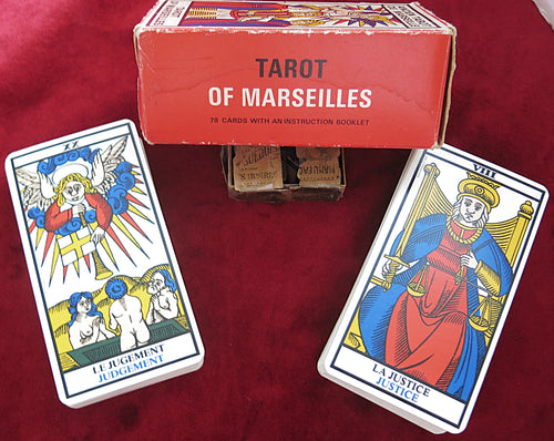 Ancien Tarot de Marseille – Edition BP Grimaud 1969 – Rare Vintage Complete Deck