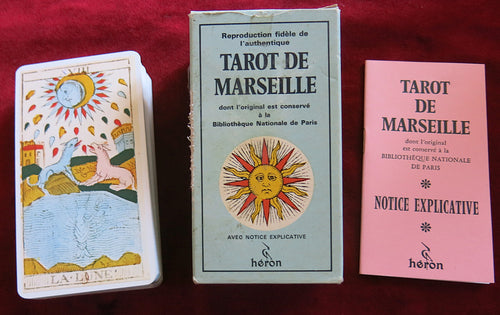 Nicolas Conver 1761 Tarot de Marseille Editions Héron coffret bleu