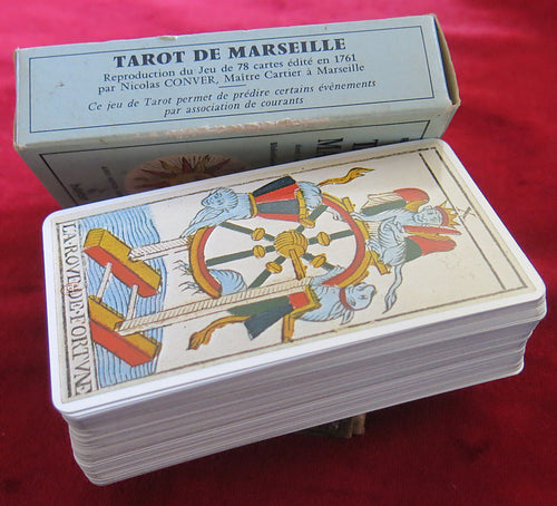 Nicolas Conver 1761 Tarot de Marseille Editions Héron coffret bleu