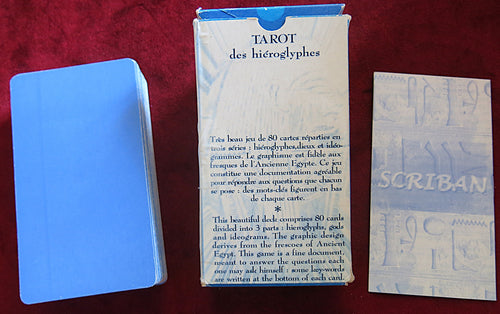 The Hieroglyphics Tarot - 80s - Ancient Egyptian Deck