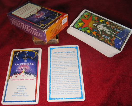 Le Tarot de la Rose Sacrée - 1ère Édition 1982