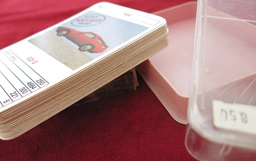 Porsche Top Ass Vintage – Jeu de cartes Piatnik Trump – Années 1980 – Complet 32 cartes – Jeu de cartes de course automobile classique