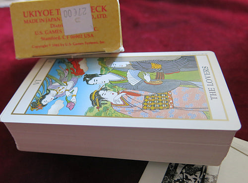 Jeu de tarot Ukiyoe (1982, Jeux américains) - Jeu de tarot japonais vintage