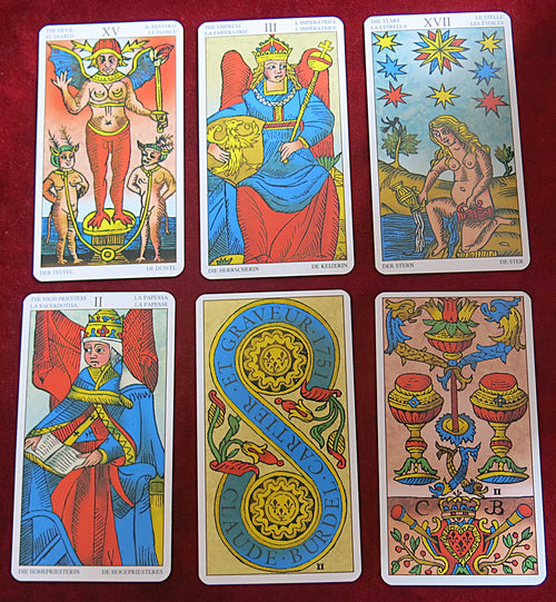 Tarot Universel de Marseille – Jeu de 78 cartes + Livret multilingue