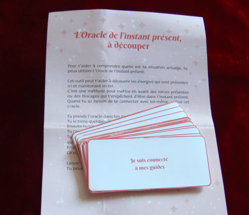 The Present Moment - 22 Oracle Cards - Live Fully in the Now - Presence and Awareness Deck