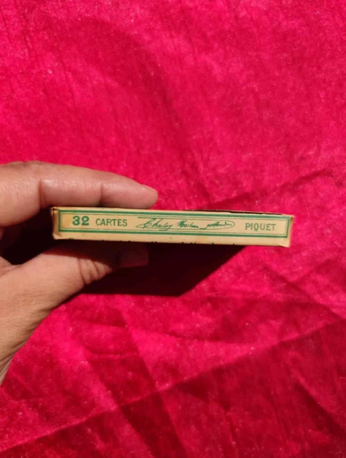 Cartes à jouer vintage Vitrex – BP Grimaud – Jeu de 32 cartes lavable – Années 1940/50, France
