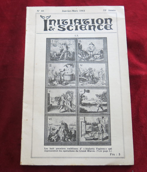 UFO Vintage Occult magazine 60 - Initiation et Science 1964