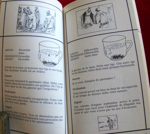 Livre de divination chinoise 1985, Lire les feuilles de thé - Tasseography