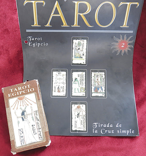 TAROT EGIPCIO + Guide – Tarot Égyptien - LO SCARABEO - Tarot à Thème Égyptien