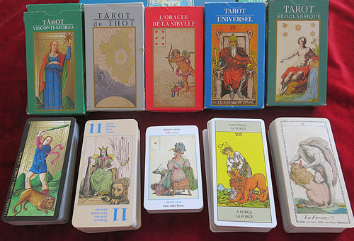 5 jeux de Tarots Vintage ÉPUISÉS - Super Remise !