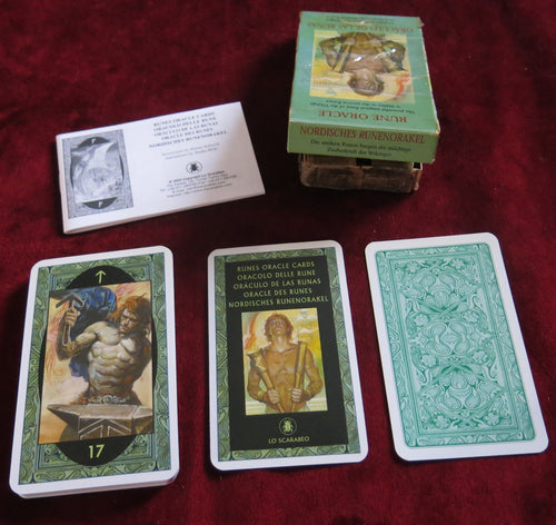 Coffret Oracles Gemmes & Runes - 2004 Lo Scarabeo - Divination par pierres précieuses et runes