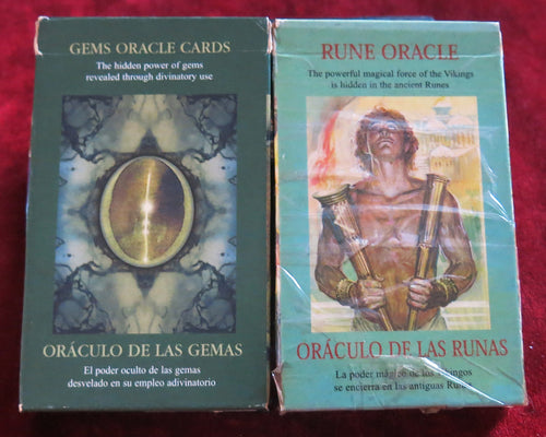 Coffret Oracles Gemmes & Runes - 2004 Lo Scarabeo - Divination par pierres précieuses et runes