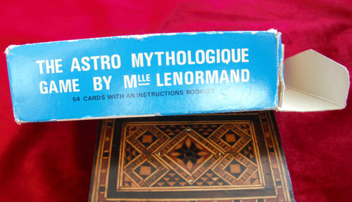 Vintage Grand Jeu de Mademoiselle Lenormand – Grimaud France 1972 – Astro-Mythologique Deck – 54 Cards + Guide – Rare Edition