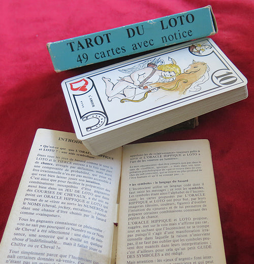 Rare Gambling Tarot 1982 – Oracle for Horse Betting & Lottery Predictions