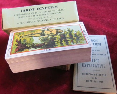 Grand Jeu de l'Oracle des Dames 1985 - Vintage Egyptian Tarot