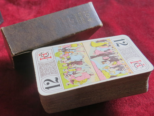 Tarot 60s vintage deck - Opak Heron - Old Tarot card Game