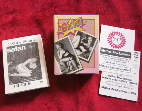 Cartes à collectionner pour adultes PIN UP GIRLS des années 50 1992