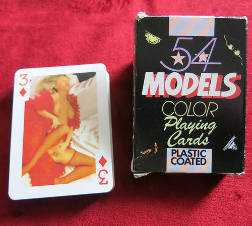 Vintage 54 modèles sexy Cartes à jouer pin ups