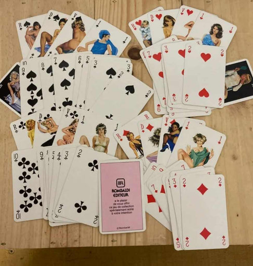 Alain Aslan SEXY 70s - Jeu de cartes vintage pour adulte