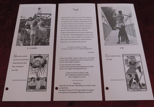 Rare Photography Art Tarot - Drappled and Tattooed 22 Souls tarot - 22 âmes Drappées Tatouées