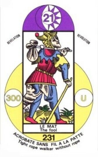 Numerological Tarot de Marseille 1986 - (Pocket) (Fr) - Sacred Code of the Tarot