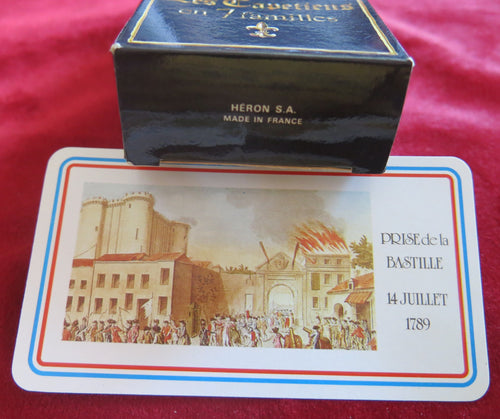 Jeu de cartes Les Capétiens 1999 - Jeu de cartes vintage Renaissance