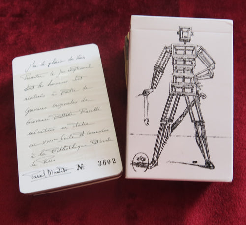Jeu de cartes Cyber-Robots 1982, cartes à jouer Art CyberPunk