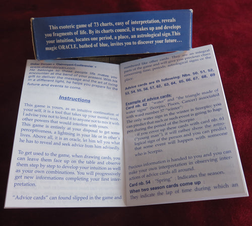 The Blue Oracle - OUT OF PRINT - Atlantis divination