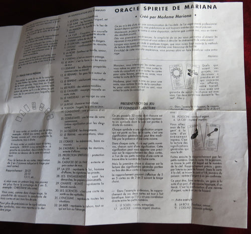 Oracle spirituel de Mariana - Cartes de divination difficiles à trouver