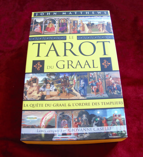 le tarot du graal - Tarot du Graal box set,légende arthurienne, Arthurian legend, roi Arthur, King Arthur tarot, Saint Graal cards, la Dame du Lac cards, le Graal tarot, Excalibur, Grail Tarot , John Matthews, Templar Tarot, Triple Goddess Tarot, medieval taro, Medieval Europe ,Middle Ages oracle, Middle Ages tarot, Templars Tarot,