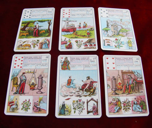 Petit Lenormand – The Small Lenormand – Grimaud 1976 – 36 Cards – French/English Divination Deck – Vintage Sealed Edition