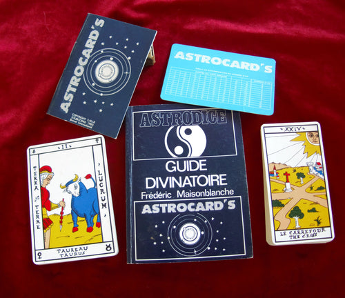 Coffret de divination de tarot et d'astrologie d'Astrocard
