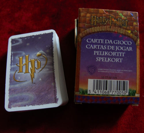 Cartes à jouer illustrées Harry Potter