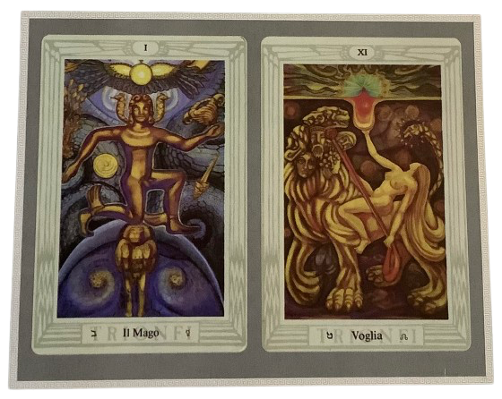 Carte du Thoth Tarot de Crowley illustrée par Frieda Harris.