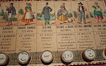 Antique French Geography & Lotto Game (c. 1875) – Les Départements de la France