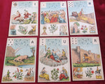 Lenormand, Grand Jeu Lenormand, Mlle Lenormand, antique tarot, antique oracle, fortune telling cards, divination, cartomancy, oracle deck, French cards, 19th century cards, Grimaud Paris, esoteric, occult, rare tarot, astrology cards, mythological cards, alchemy cards, oracle Lenormand, collector’s deck, rare antique