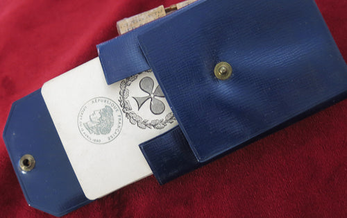 Cartes à jouer antiques françaises de 1890 – « RÉPUBLIQUE FRANÇAISE – DÉCRET DU 12 AVRIL 1890 »