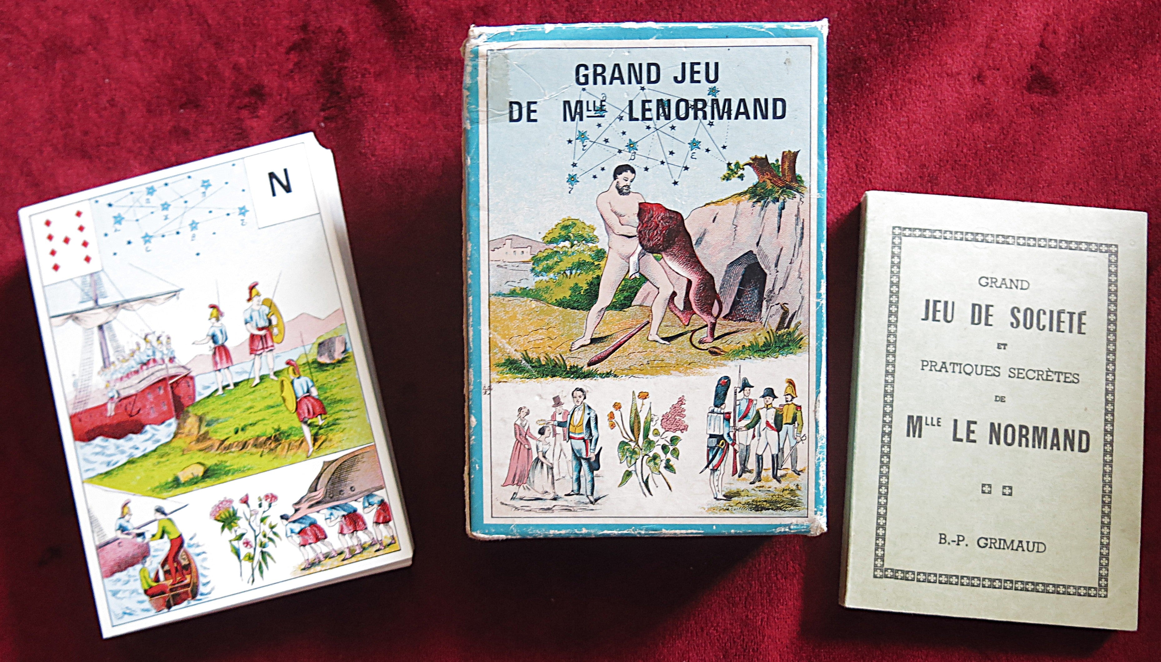 Grand Jeu de Mlle Lenormand – Grimaud 1976 – Complete Vintage French Fortune Telling Deck