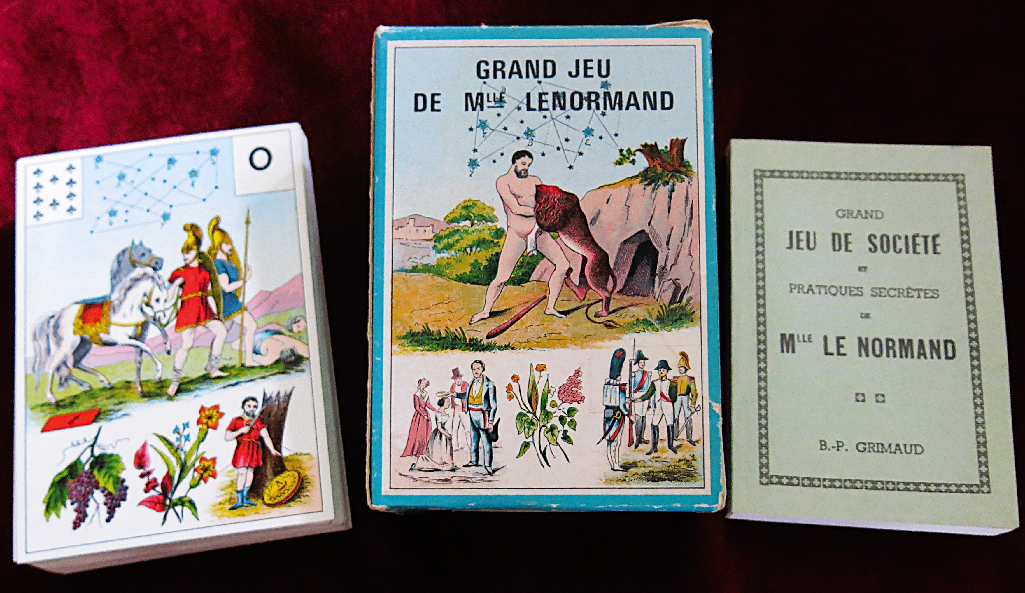 Grand Jeu de Mlle Lenormand – Grimaud 1976 – Complete Vintage French Fortune Telling Deck