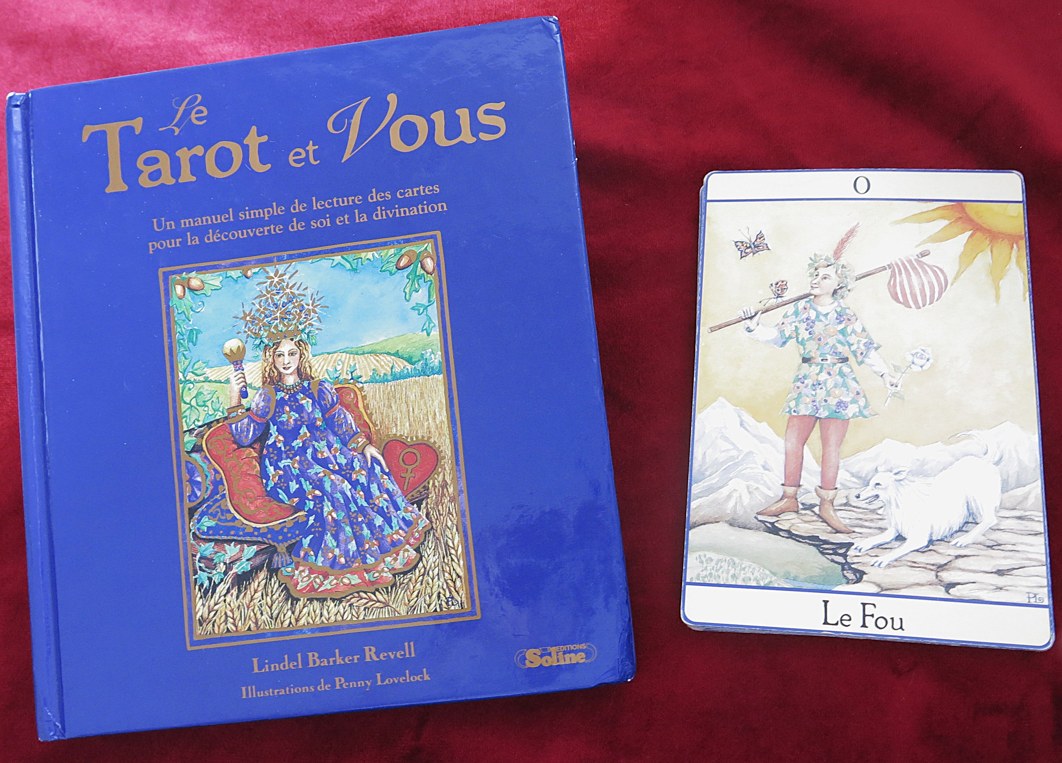 Le Tarot et Vous – 1996 – Lindel Barker Revell & Penny Lovelock – Rare Book & 22 Major Arcana Cards