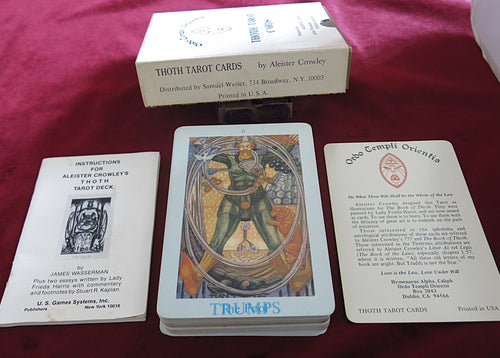 Aleister Crowley – Thoth Tarot Cards - White Box A, early 1980s