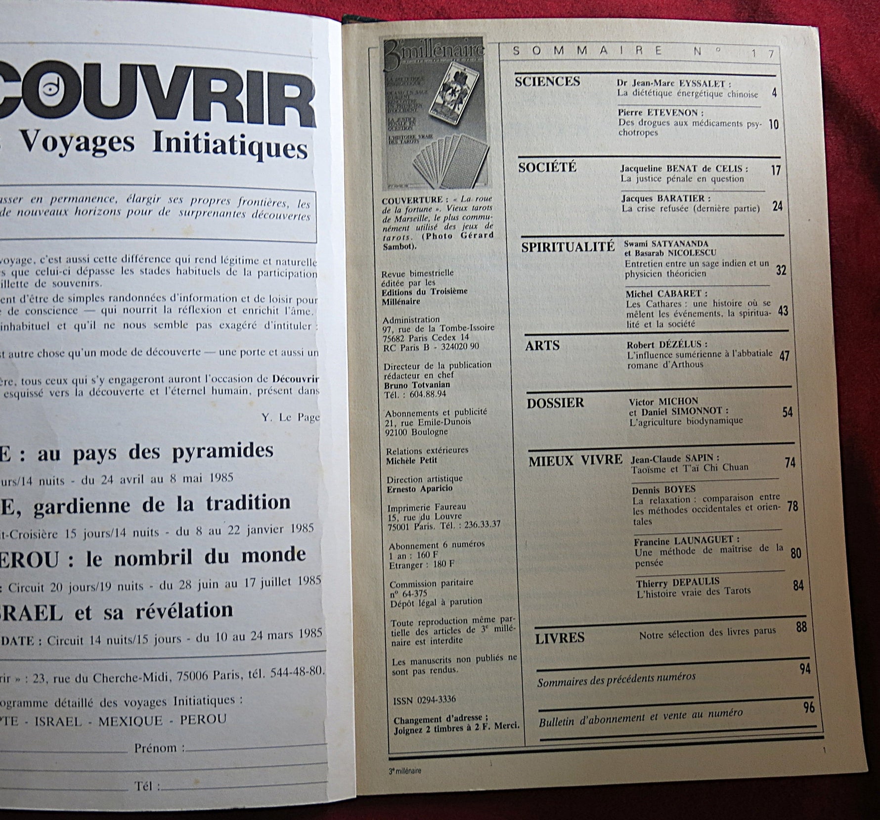 3rd Millennium Magazine No. 17 (Nov–Dec 1984) – The True History of the Tarot