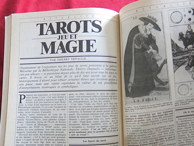 Magazine Spirituel Français Vintage 1987 - La véritable histoire des Tarots - Régime énergétique chinois