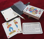 Jeu de Cartes de Voyage Vintage Années 70 – Ensemble de Jeu de Poche Complet